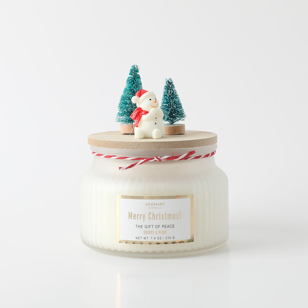Christmas Deco AROMART 210G Scented Soy Candle Jar