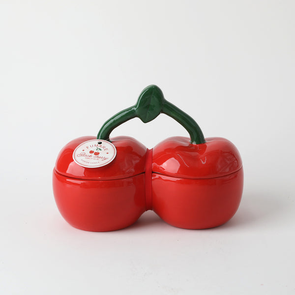 Fumare Twins Cherry Ceramic Black Cherry Scented Candle 650G