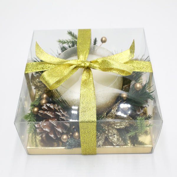 Fumare Christmas Deco Candle Glass Jar Gift Package