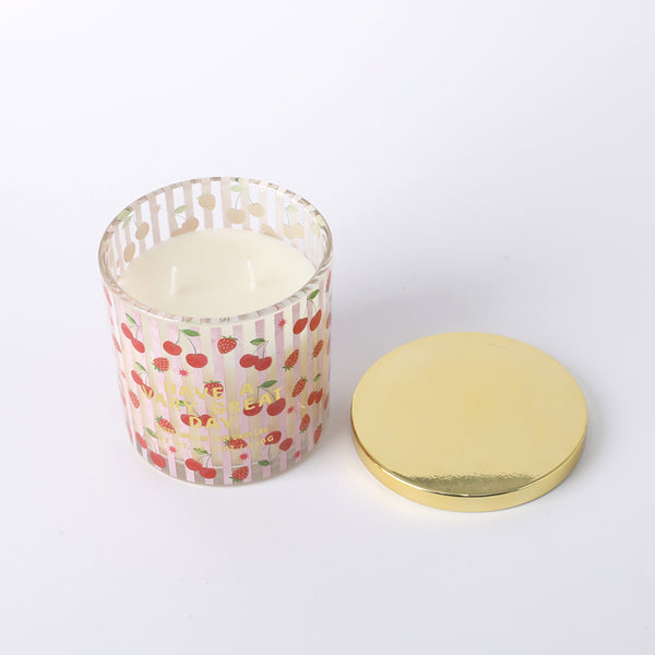 Aromart Deco Fruit Soy Candle Glass Jar