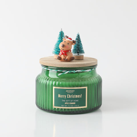 Christmas Deco AROMART 210G Scented Soy Candle Jar