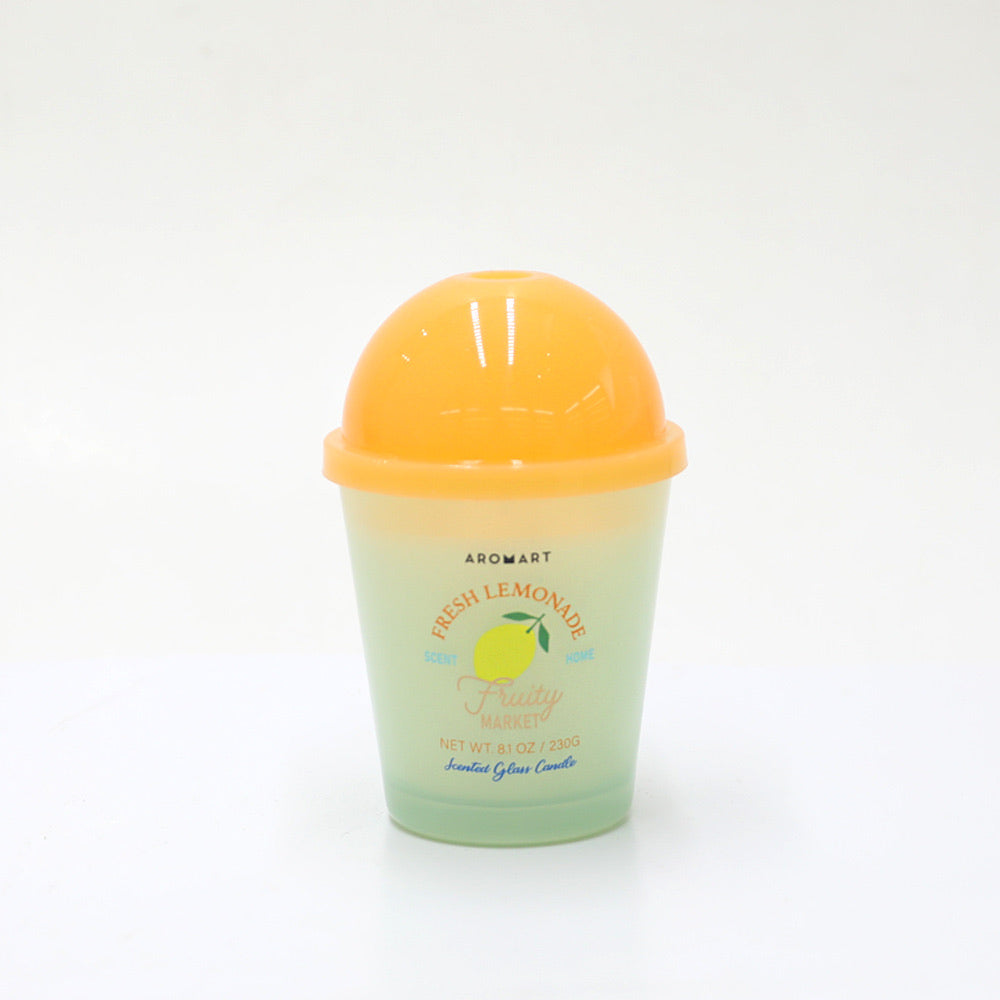 Aromart Fruit Deco Soy Candle Glass Jar
