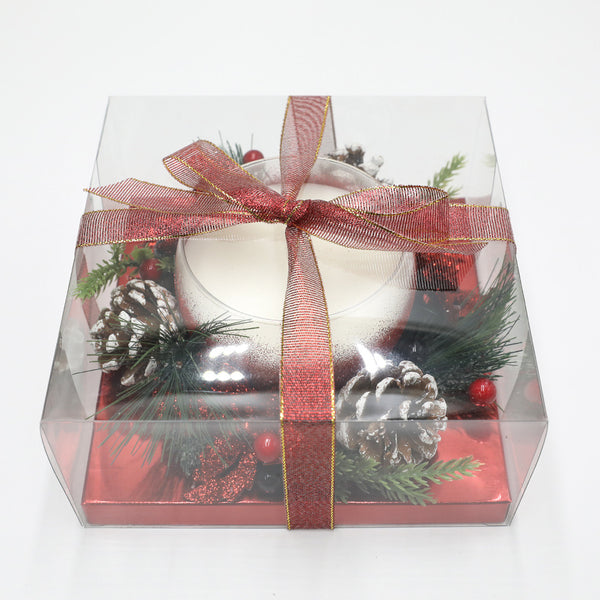 Fumare Christmas Deco Candle Glass Jar Gift Package