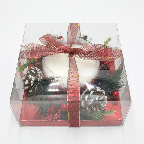 Fumare Christmas Deco Candle Glass Jar Gift Package